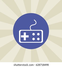 console icon. sign design. background
