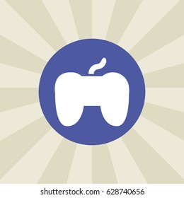 console icon. sign design. background
