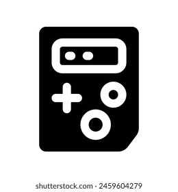 console icon. vector glyph icon for your website, mobile, presentation, and logo design.