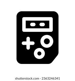console icon. vector icon for your website, mobile, presentation, and logo design.