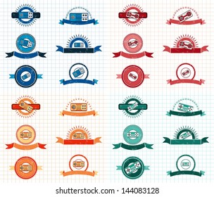 console joystick label set