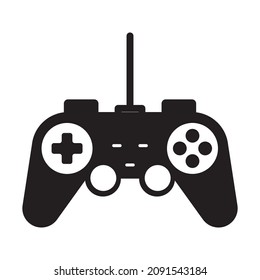 console joystick vector line for web, presentation, logo, Icon Symbol.