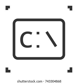 Console line icon