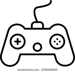 Console Line Vector Icon Design