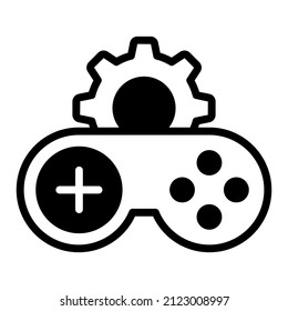 console management Icon. User interface Vector Illustration, As a Simple Vector Sign and Trendy Symbol in Line Art Style, for Design and Websites, or Mobile Apps,