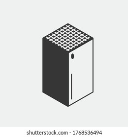 console station gaming vector icon video games
