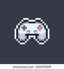 console stick game in pixel art style