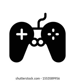 console vector glyph flat icon 