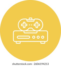 Console vector icon. Can be used for printing, mobile and web applications.