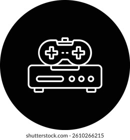 Console vector icon. Can be used for printing, mobile and web applications.