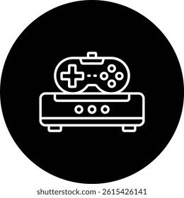 Console vector icon. Can be used for printing, mobile and web applications.