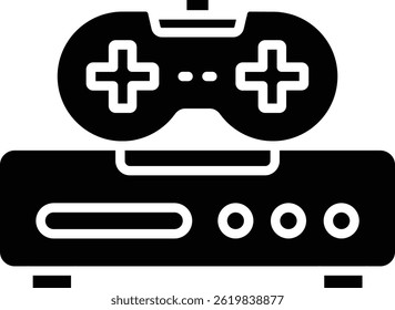 Console vector icon. Can be used for printing, mobile and web applications.
