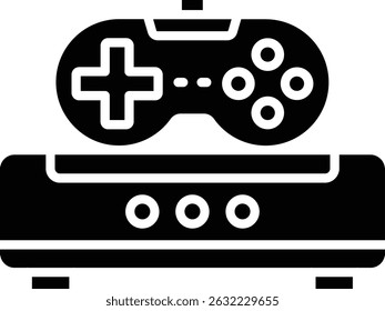 Console vector icon. Can be used for printing, mobile and web applications.