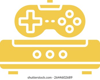 Console vector icon. Can be used for printing, mobile and web applications.