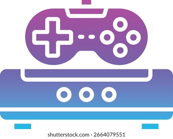 Console vector icon. Can be used for printing, mobile and web applications.