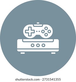 Icono de Vector de consola. Se puede utilizar para aplicaciones de impresión, móviles y de Web.