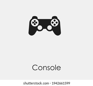 Console vector icon. Editable stroke. Symbol in Line Art Style for Design, Presentation, Website or Apps Elements. Pixel vector graphics - Vector