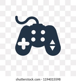 Console vector icon isolated on transparent background, Console transparency concept can be used web and mobile