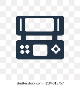 Console vector icon isolated on transparent background, Console transparency concept can be used web and mobile