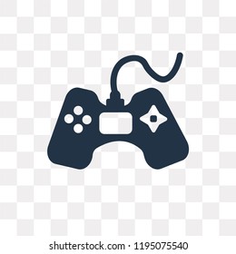 Console vector icon isolated on transparent background, Console transparency concept can be used web and mobile