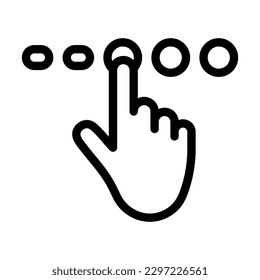 Console Vector Line Icon Design