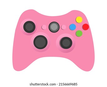 Console Video Game Joystick. Vector illustration