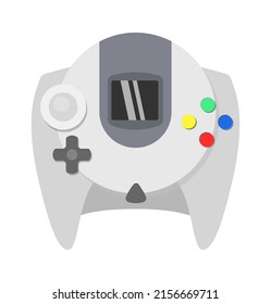 Console Video Game Joystick. Vector illustration