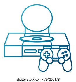 Console videogame isolated