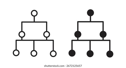 Icono de consolidación Gráfico de Vector en blanco y negro
