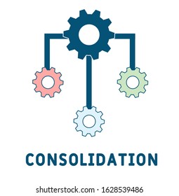 Consolidation icon. Creative element design from business strategy icons collection. Pixel perfect Consolidation icon for web design, apps, software, print usage.