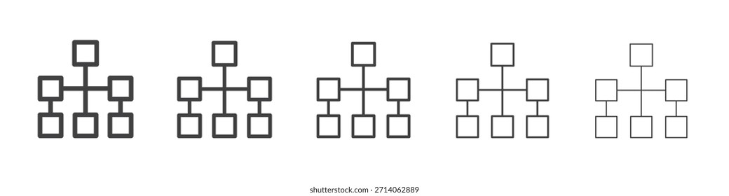Diseño de ícono de consolidación, logotipo, App, interfaz de usuario. Ilustración vectorial, EPS