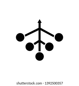 consolidation icon, illustration icon vector template 