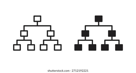 Paquete de iconos de consolidación. Elemento de diseño de icono de Vector plano.