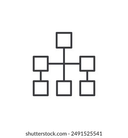 Consolidation icon symbol design collection
