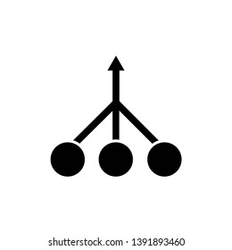 consolidation, infographic icon vector template