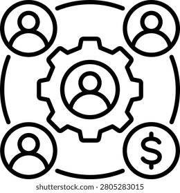 Consortium Icon, Element For Design