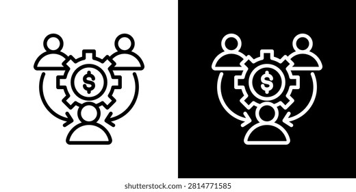 Consortium Icon Sheet Black And White