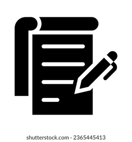 conspectus glyph icon illustration vector graphic. Simple element illustration vector graphic, suitable for app, websites, and presentations isolated on white background