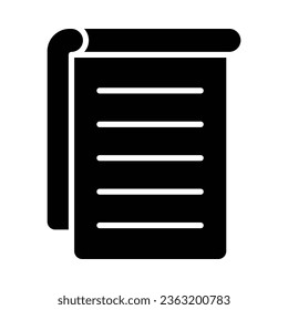 Conspectus Vector Glyph Icon For Personal And Commercial Use.
