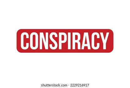 Conspiracy Rubber Stamp Seal Vector