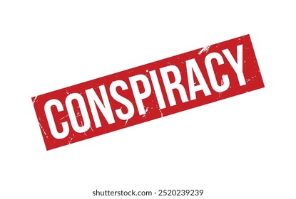 Sello de sello de goma de la conspiración Vector
