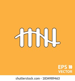 Constancy icon for web and mobile, modern minimalist flat design. Eps 10 vector illustration.