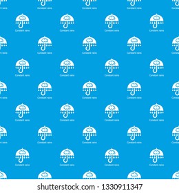 Constant rain pattern vector seamless blue repeat for any use
