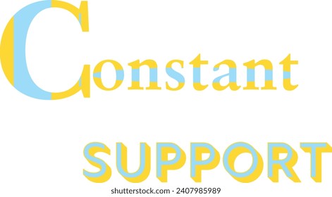 Constant Support T-Shirt Design for Enduring Style , Quate of Constant Support Design
