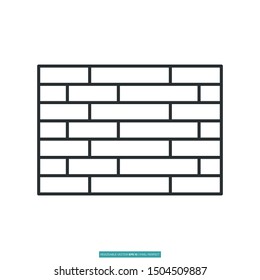Constant, wall icon vector illustration logo template for many purpose. Isolated on white background.