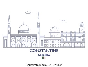 Constantine Linear City Skyline, Algeria