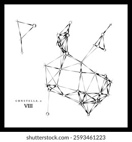 Constella Alpha Series - Item 08. A unique, original, completely random star formation or constellation