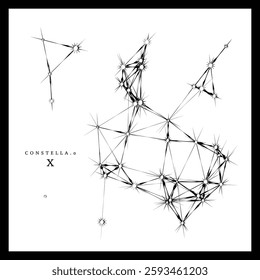 Constella Alpha Series - Item 10. A unique, original, completely random star formation or constellation