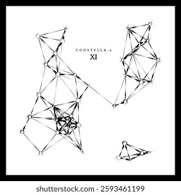 Constella Alpha Series - Item 11. A unique, original, completely random star formation or constellation