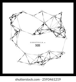 Constella Alpha Series - Item 13. A unique, original, completely random star formation or constellation